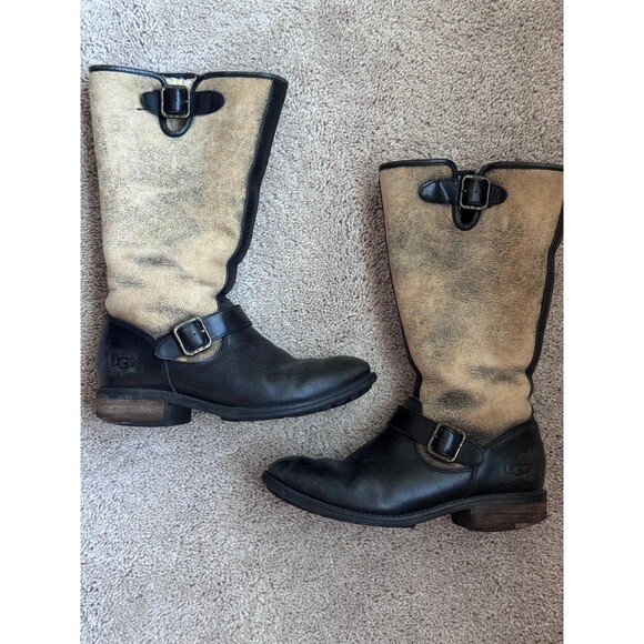 UGG Shoes - UGG Australia Boots Brand, Women’s Size 8, Fur Lined, Zipper Footwear